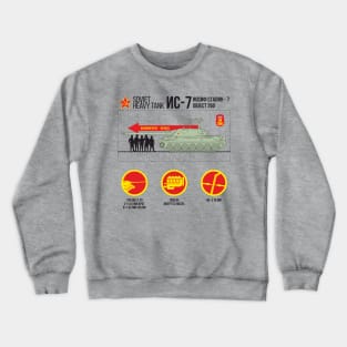 Soviet heavy tank IS-7 for light Crewneck Sweatshirt